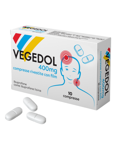 VEGEDOL 400 MG COMPRESSE RIVESTITE CON FILM