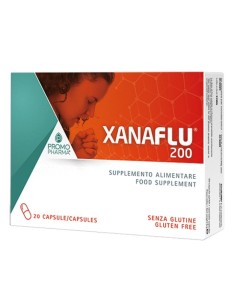 PROMOPHARMA XANAFLU 200 INTEGRATORE ALIMENTARE IMMUNOSTIMOLANTE 20 CPS