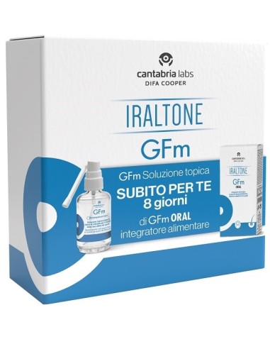 IRALTONE GFM SOLUZIONE TOPICA 50 ML + GFM ORAL IRALTONE 8 CPR