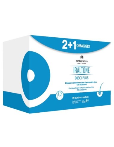IRALTONE DIECI PLUS TRIO 3 X 20 BUSTINE