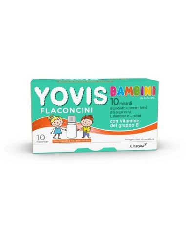 YOVIS BAMBINI FERMENTI LATTICI AROMA BANANA 10 FLACONCINI