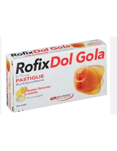 ROFIXDOL GOLA E DOLORE 16 PASTIGLIE GUSTO LIMONE E MIELE
