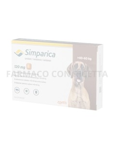 SIMPARICA 40-60KG 120MG 3 COMPRESSE