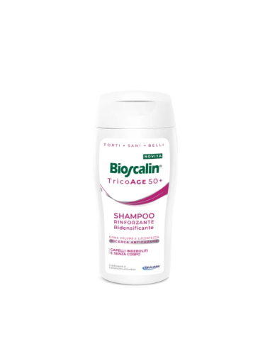 BIOSCALIN TRICOAGE 50+ SHAMPOO RINFORZANTE RIDENSIFICANTE 200 MLBIOSCALIN TRICOAGE 50+ SHAMPOO RINFORZANTE RIDENSIFICANTE 200 ML