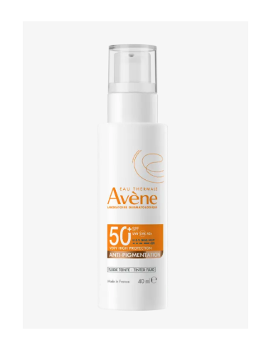EAU THERMALE AVENE SOLARE FLUIDO COLORATO ANTIMACCHIE SPF 50+ 40 ML