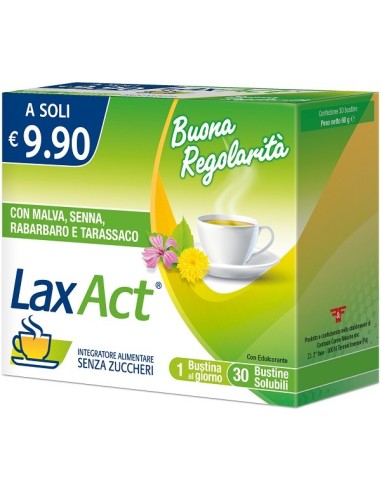 LAX ACT 30 BUSTINE SOLUBILI SENZA ZUCCHERI