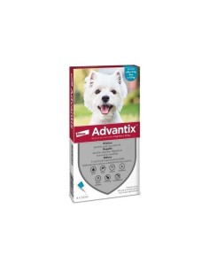 ADVANTIX SPOT ON DA 4-10 kg 4 PIPETTE PER CANI