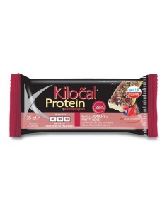 KILOCAL PROTEIN BARRETTA CIOCCOLATO BIANCO COCCO FRUTTI ROSSI 25 G