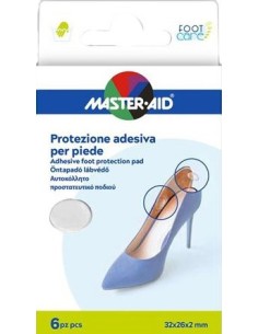 PROTEZIONE ADESIVA MASTER-AID FOOTCARE TRASPARENTE MIX 6 PEZZI A5
