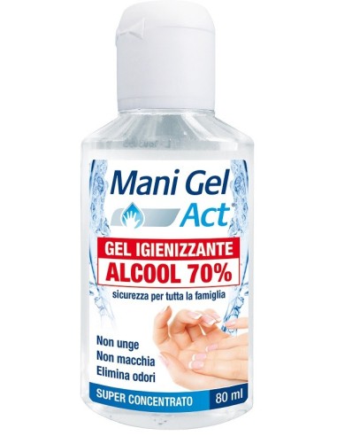MANI GEL ACT GEL IGIENIZZANTE ALCOOL 70% 80 ML