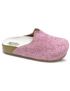 CIABATTA PUNTA CHIUSA GELATO WOODSTOCK SOFT TWEED ROSA 37/38