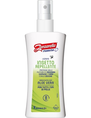 ZANZARELLA LOZIONE INSETTO REPELLENTE CON ALOE 100 ML