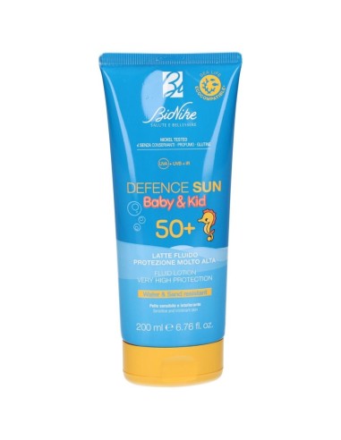 BIONIKE DEFENCE SUN 50+ BABY&KID LATTE FLUIDO 200 ML