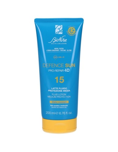 BIONIKE DEFENCE SUN 15 LATTE FLUIDO 200 ML