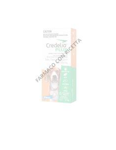 Credelio Plus Arancione Cani 5,5 - 11 Kg 225 mg + 8,44 mg 6 Compresse Masticabili
