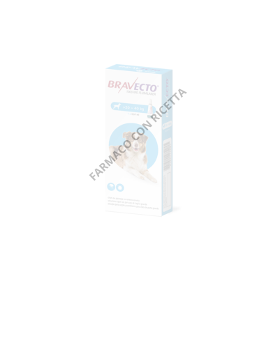Bravecto Cani 20-40 kg: 1 Compressa Masticabile 1000 mg