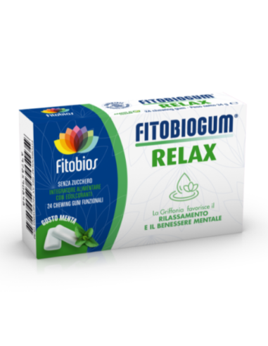 FITOBIOS FITOBIOGUM RELAX 24 CHEWING GUM