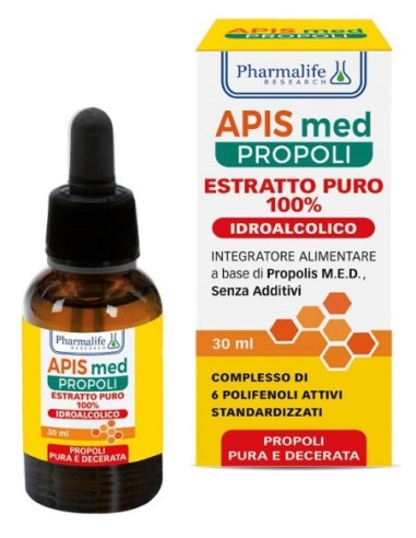 PHARMALIFE APIS MED PROPOLI ESTRATTO PURO IDROALCOLICO 30 ML