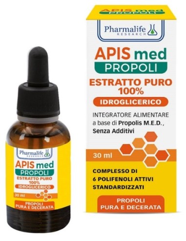 PHARMALIFE APIS MED PROPOLI ESTRATTO PURO IDROGLICERICO 30 ML
