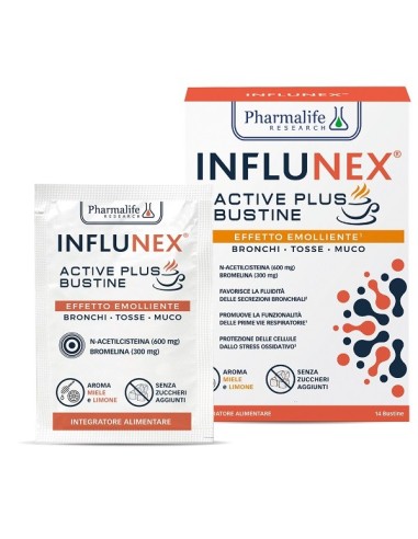 PHARMALIFE RESEARCH INFLUNEX ACTIVE PLUS EMOLLIENTE 14 BUSTINE