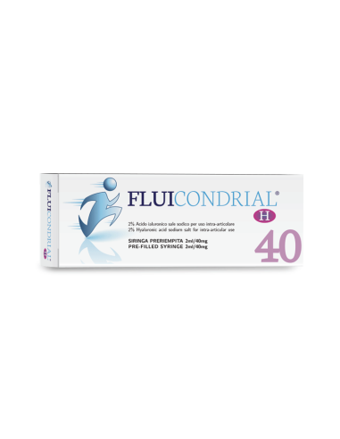 FLUICONDRIAL H40 ACIDO IALURONICO 2ml/40mg Siringa preriempita intra-articolare
