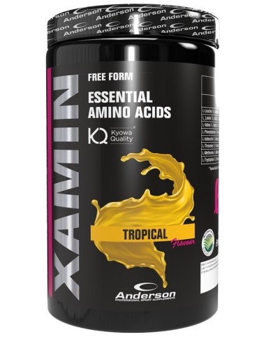 ANDERSON XAMIN Tropical 312g - EAA Aminoacidi Essenziali Completi in Polvere Kyowa® - Massima Sintesi Muscolare