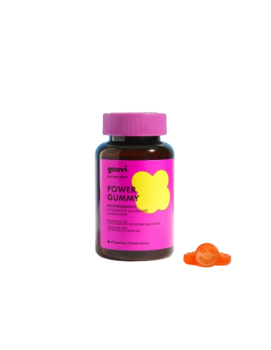 GOOVI Multivitaminico POWER Gummies - 60 Caramelle Gommose - Vitamine B, Immunità, Energia