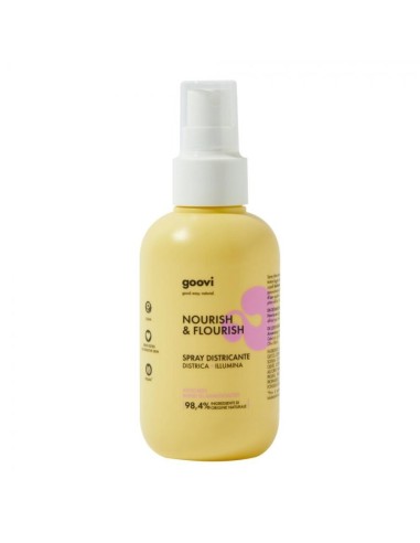 GOOVI Spray Districante Capelli 150ml - Senza Risciacquo - Avocado, Biotina, Aminoacidi - DISTRICA + ILLUMINA