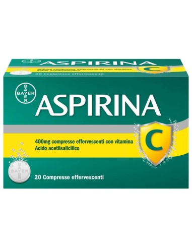 Aspirina C 20 Compresse - Sollievo Rapido per il Dolore e il Raffreddore