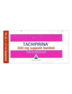 TACHIPIRINA BAMBINI 10 SUPPOSTE PARACETAMOLO 500MG ANGELINI