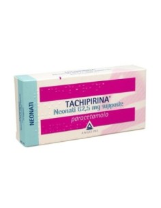 TACHIPIRINA NEONATI 10 SUPPOSTE DA 62,5MG PARACETAMOLO