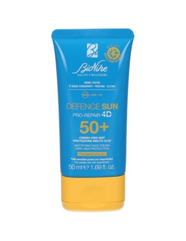 BIONIKE DEFENCE SUN SPF50+ CREMA VISO MAT 50 ML