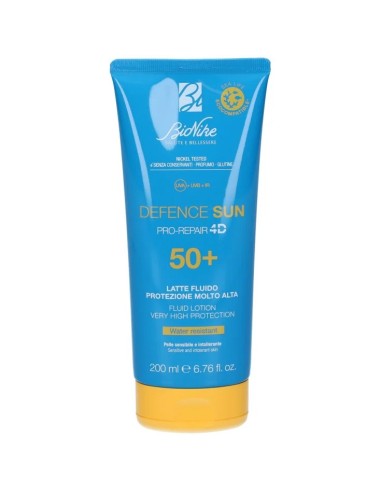 BIONIKE DEFENCE SUN 50+ LATTE FLUIDO 200 ML