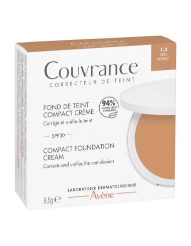 AVENE COUVRANCE FONDOTINTA COMPATTO MIELE