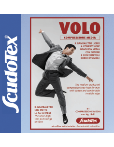 SCUDOTEX GAMBALETTO VOLO UOMO K1 MEDIO COLORE NERO TAGLIA 4