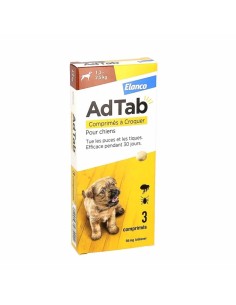 Adtab Per Cani 1,3kg-2,5kg Elanco 3 Compresse Masticabili 56mg