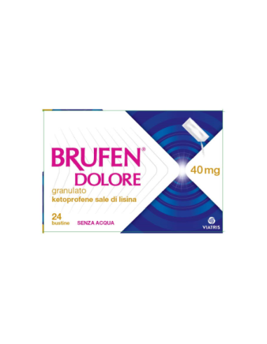 BRUFEN DOLORE 40MG GRANULATO 24 BUSTINE