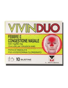 VIVINDUO FEBBRE E CONGESTIONE NASALE MENARINI 10 BUSTINE