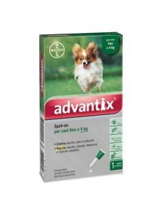 Advantix Spot-On 1 Pipetta - Verde 0-4 Kg