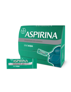 ASPIRINA IN GRANULI SENZA ACQUA PER MAL DI TESTA 20 BUSTINE 500MG