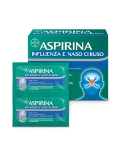 ASPIRINA INFLUENZA E NASO CHIUSO DECONGESTIONANTE 500MG 20 BUSTINE