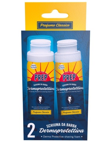 PREP SCHIUMA BARBA CLASSICA 2 PEZZI DA 50 ML
