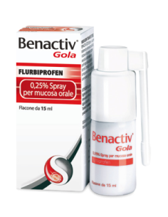 BENACTIV GOLA SPRAY 15ML 0,25%