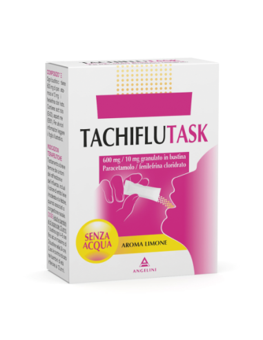 TACHIFLUTASK ANGELINI 10 BUSTINE 600MG+10MG