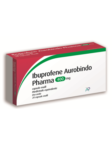 IBUPROFENE AUROBINDO 20 CAPSULE MOLLI 400MG
