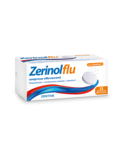 ZERINOLFLU 12 COMPRESSE EFFERVESCENTI CON VITAMINA C