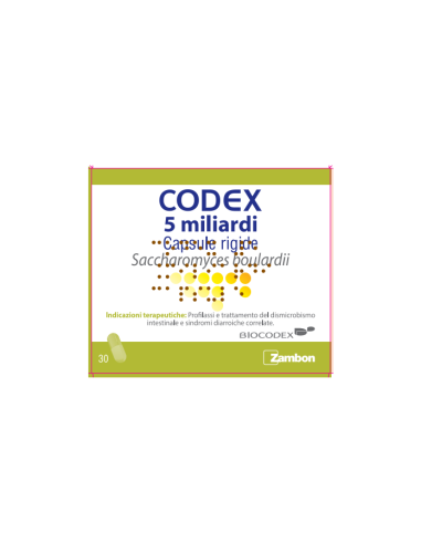 CODEX 30 CAPSULE 5MLD 250MG