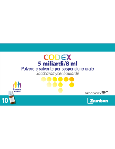 CODEX 10 FLACONCINI 5MLD 8ML