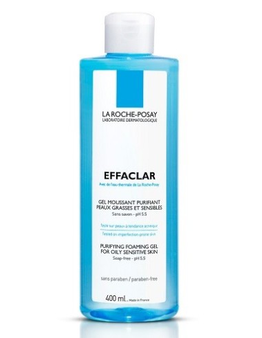 LA ROCHE POSAY EFFACLAR GEL DETERGENTE SCHIUMOGENO 400 ML