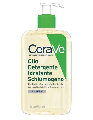 CERAVE OLIO DETERGENTE IDRATANTE SCHIUMOGENO 473 ML
